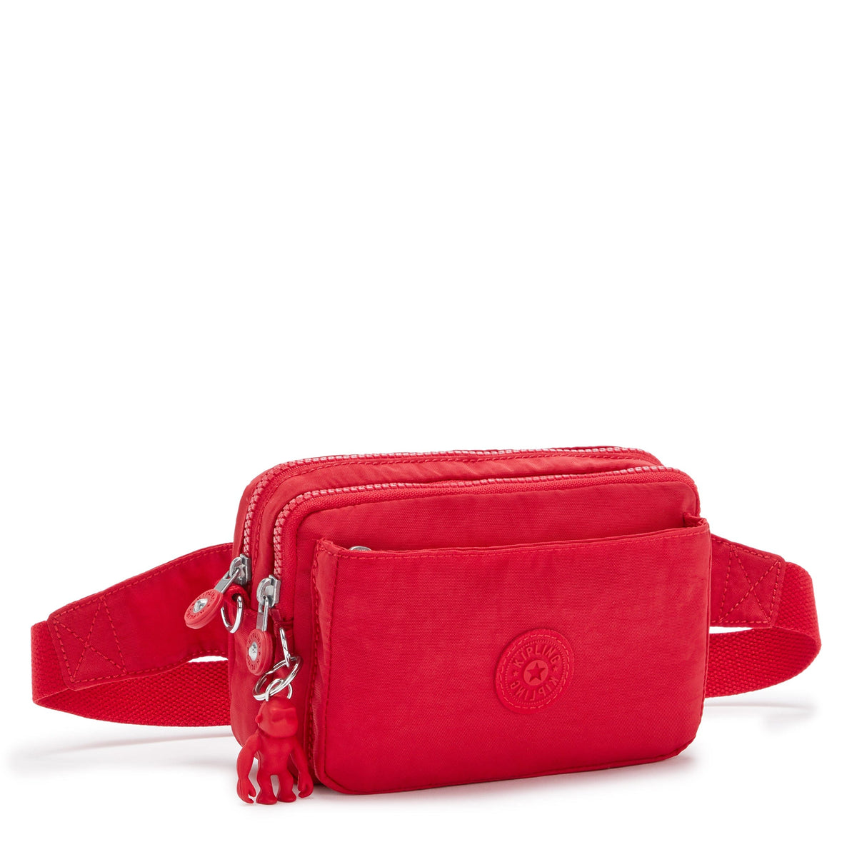 Kipling-Abanu Multi-Small Crossbody Convertible To Waistbag (With Removable Straps)-Red Rouge-I3795-Z33