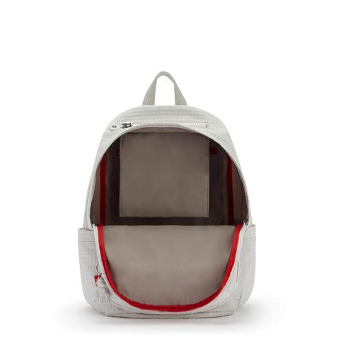 KIPLING-Delia-Medium backpack-Coca Cola White Bone-I5032-W72 - I5032-W72