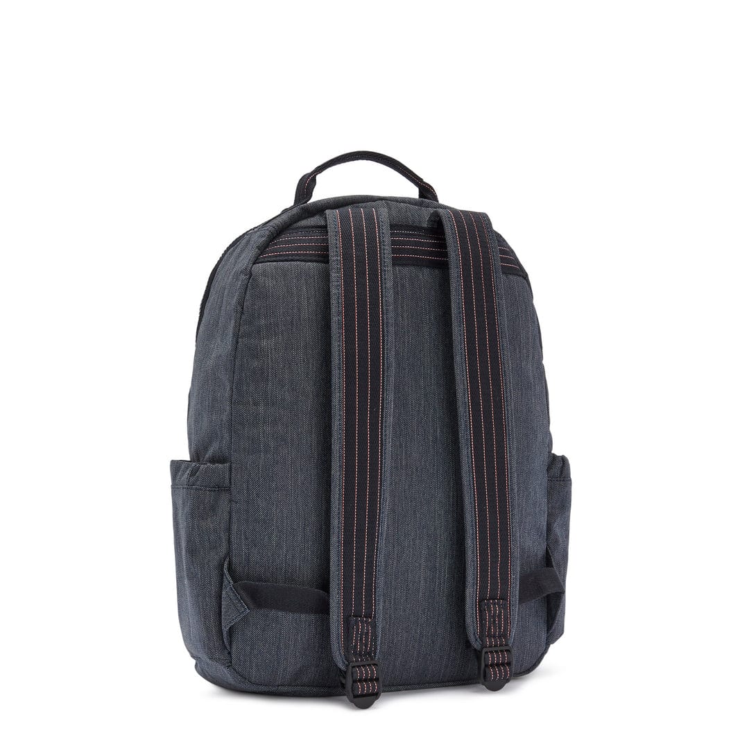KIPLING-Seoul-Large Backpack-Active Denim-I6363-25E