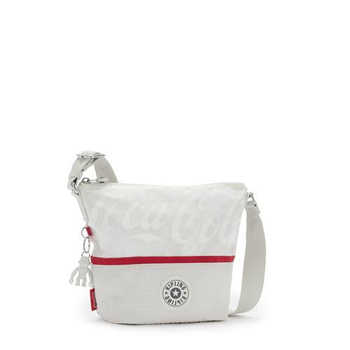 KIPLING-Sonja S-Small Crossbody with Adjustable Shoulder Strap-Coca Cola White Bone-I7127-W72 - I7127-W72