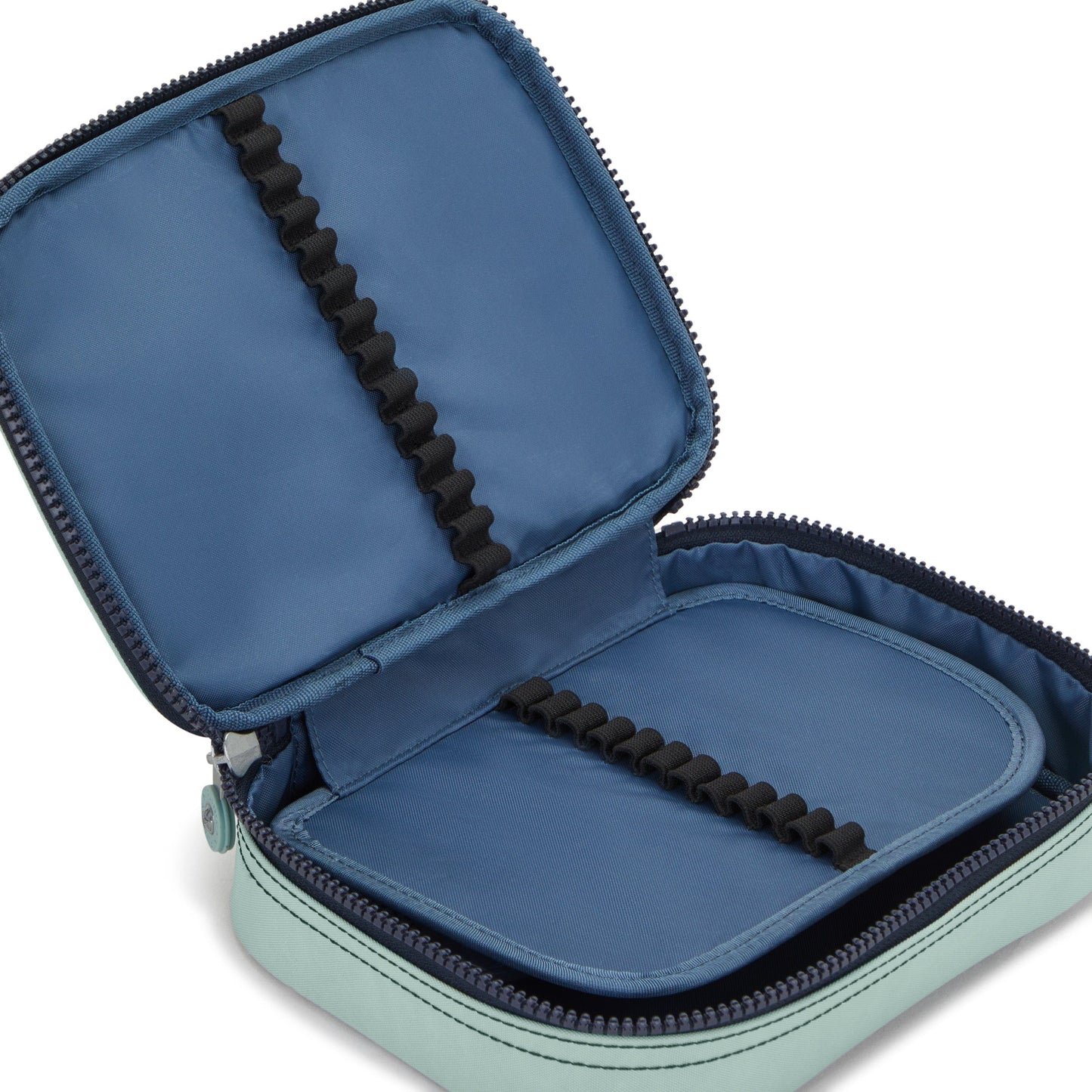 Kipling 100 Pens Sea Green Block Large Pencase C209405-P3W