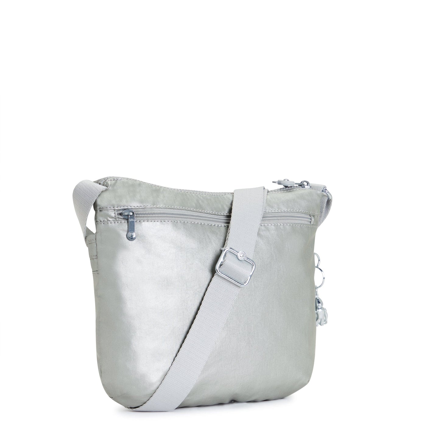KIPLING-Arto-Medium crossbody-Bright Metallic-10878-QD7