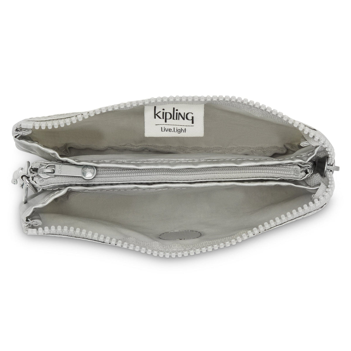 KIPLING-Creativity L-Large purse-Bright Metallic-13093-QD7