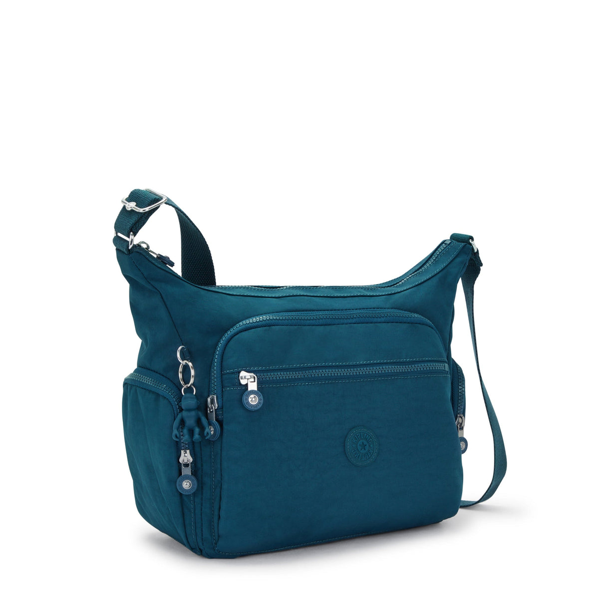 Kipling-Gabbie-Medium Crossbody-Cosmic Emerald-15255-5Hc