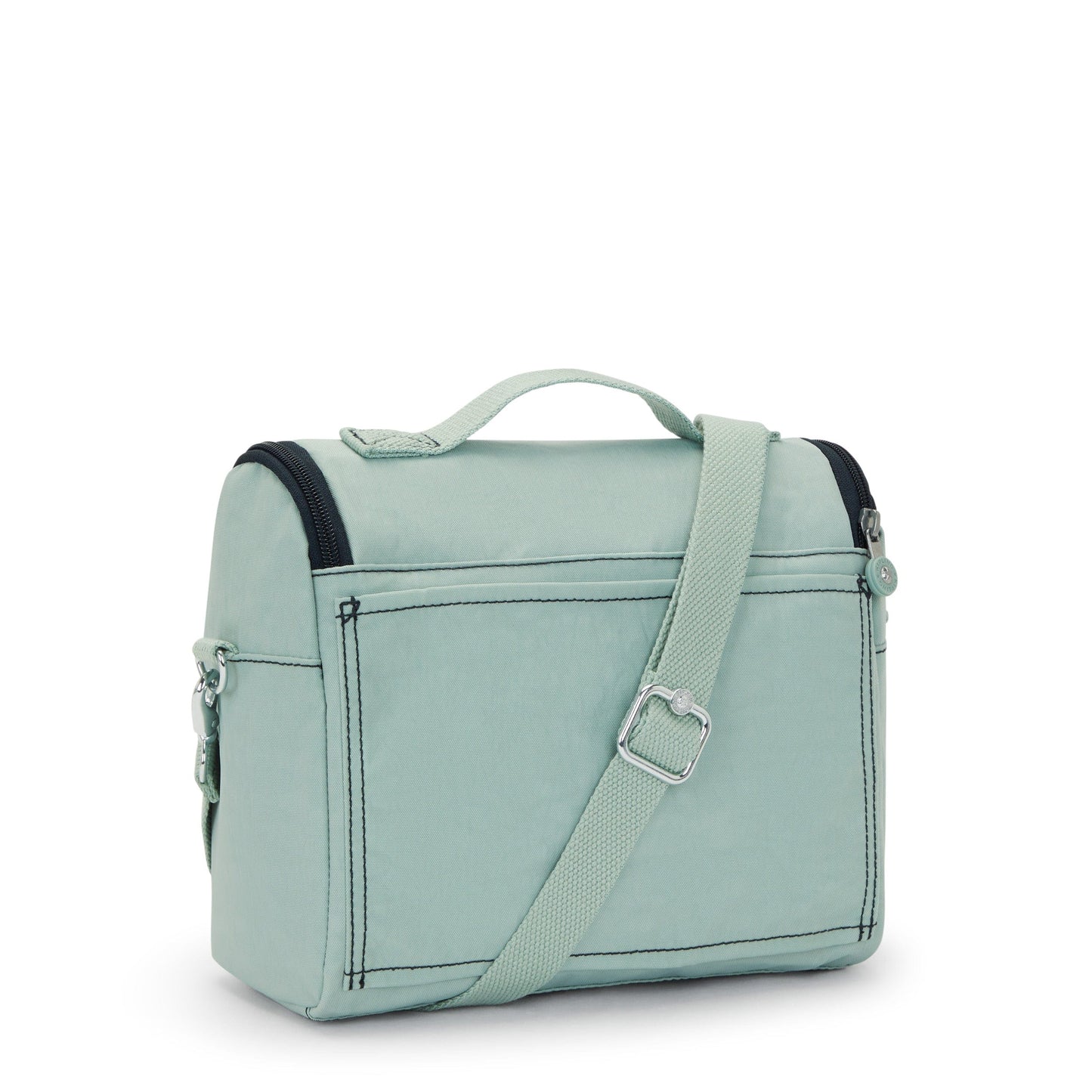 Kipling-New Kichirou-Large Lunchbox (With Trolley Sleeve)-Sea Green Block-15289-P3W