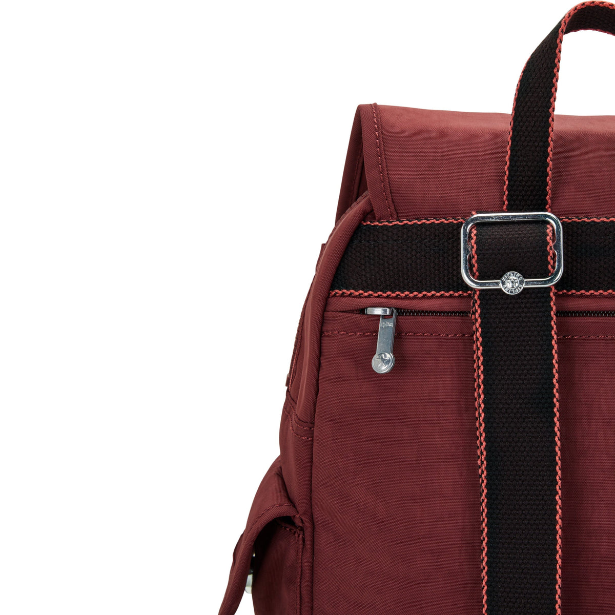 Kipling-City Pack S-Small Backpack-Flaring Rust-15635-A1N