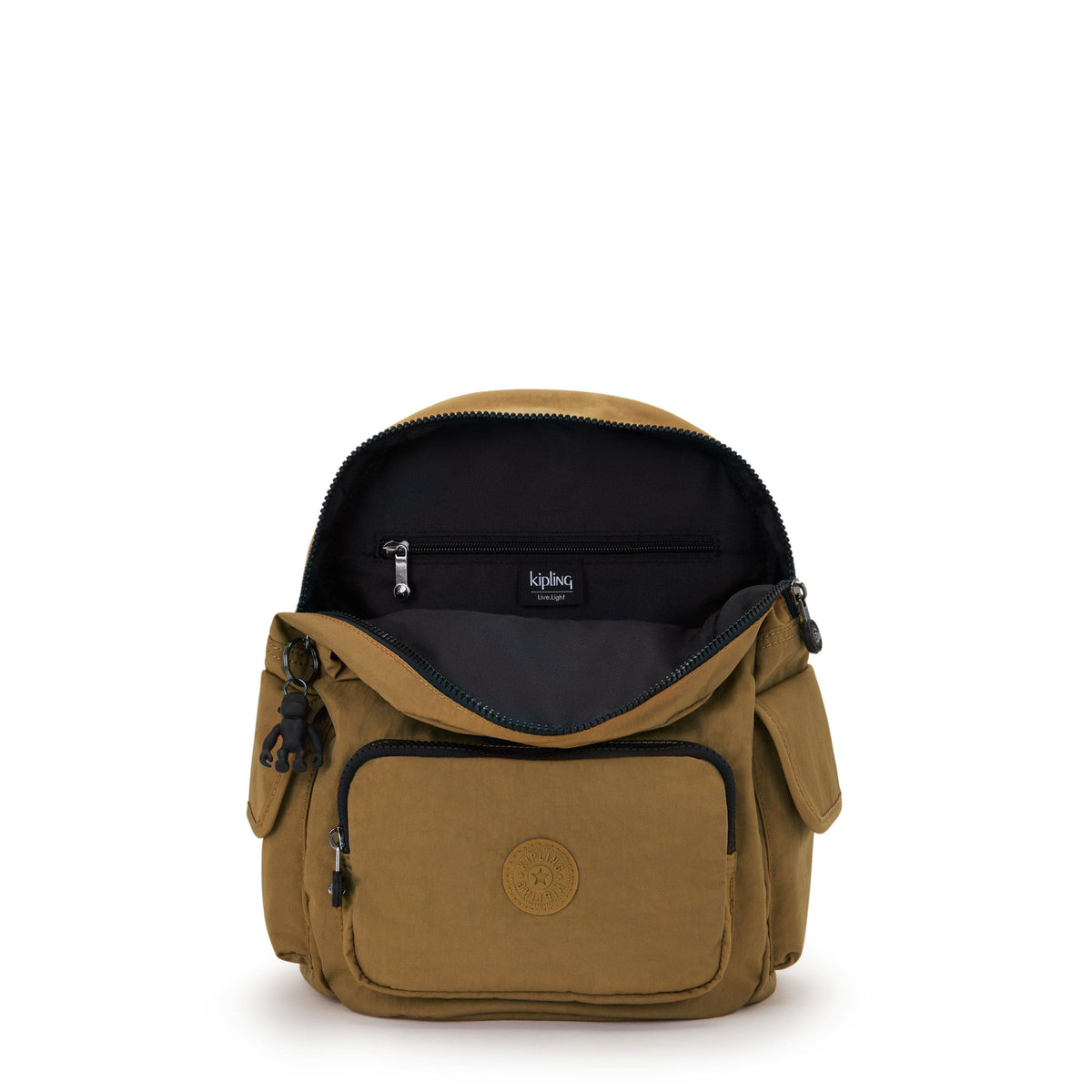 Kipling-City Pack S-Small Backpack-Warm Beige Combo-15635-Kz6