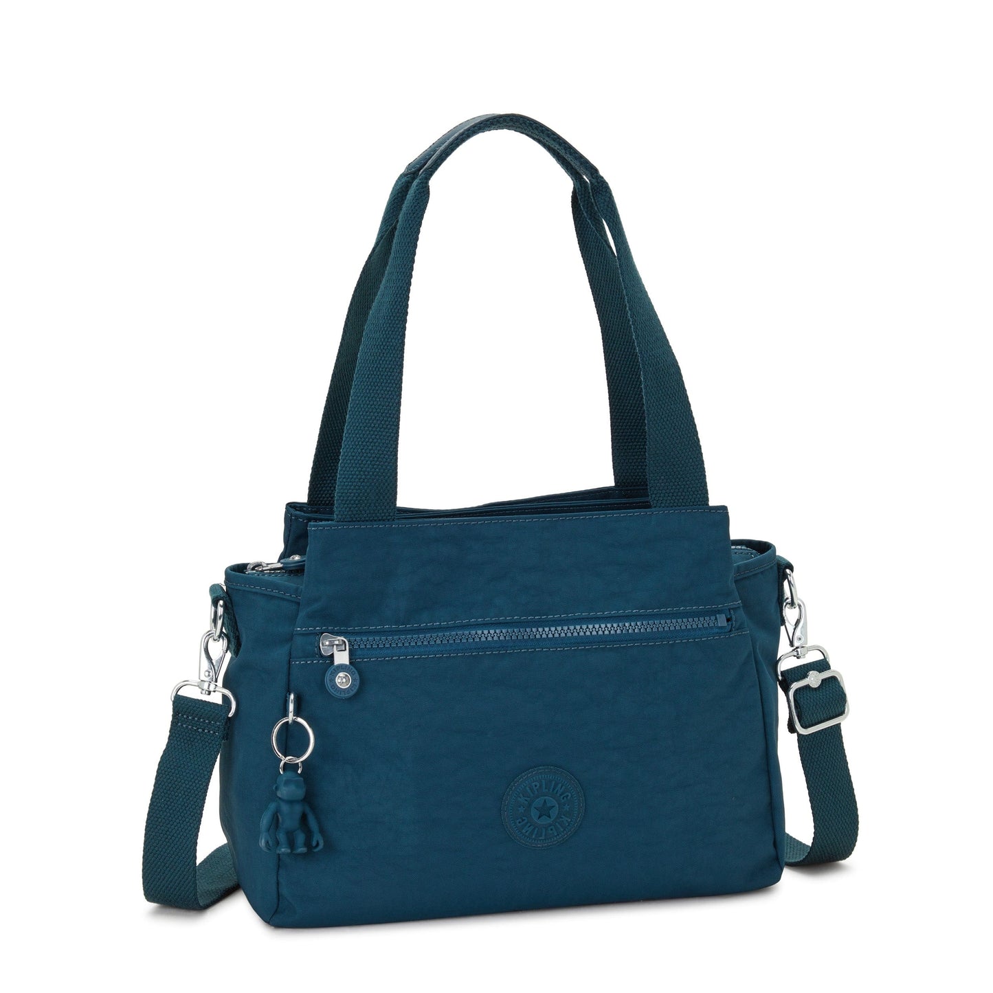 Kipling-Elysia-Medium Shoulderbag (With Removable Shoulderstrap)-Cosmic Emerald-43791-5Hc