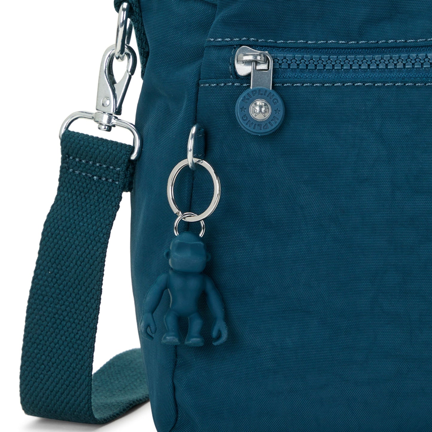 Kipling-Elysia-Medium Shoulderbag (With Removable Shoulderstrap)-Cosmic Emerald-43791-5Hc