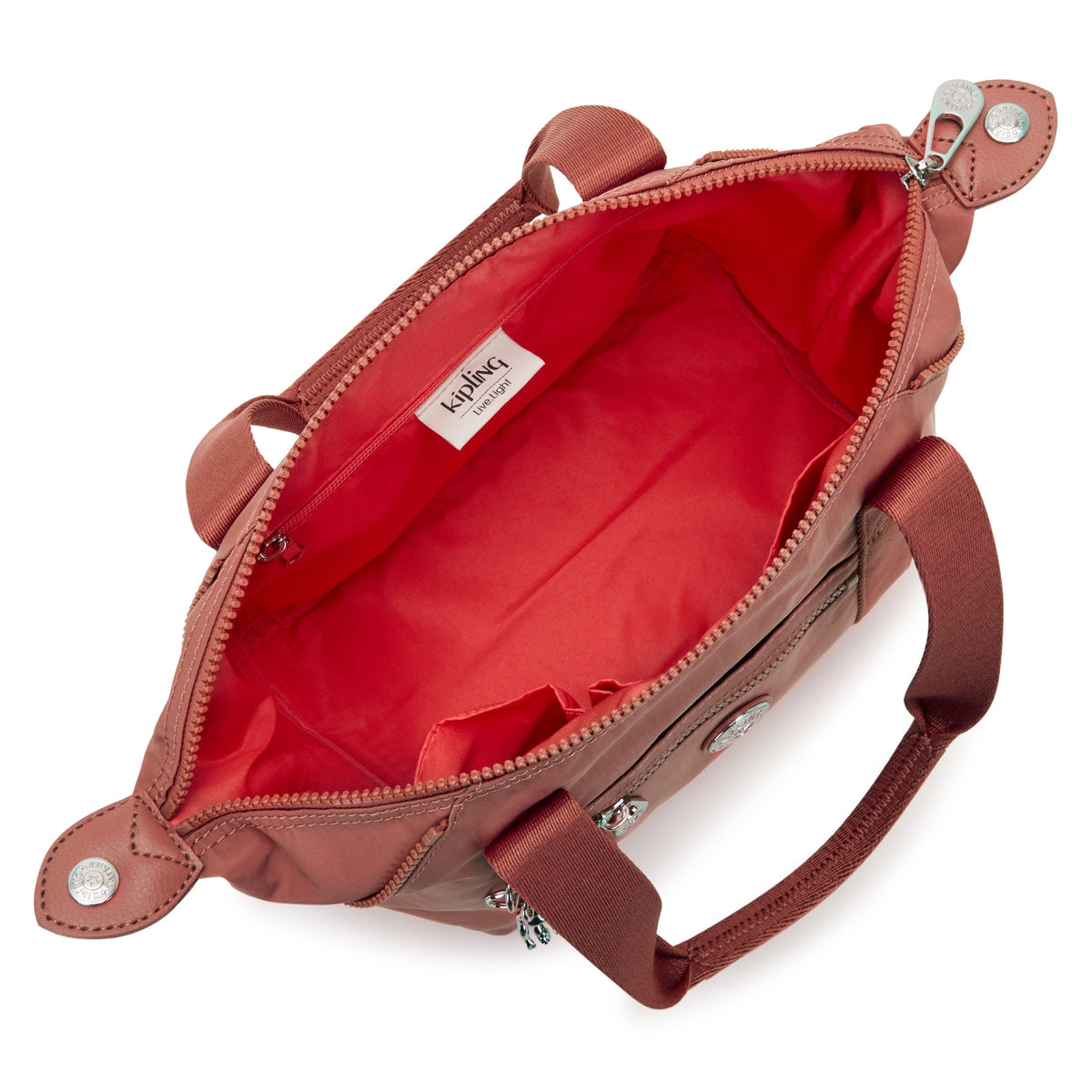 Kipling-Art Mini-Small Handbag (With Removable Shoulderstrap)-Grand Rose-I2526-5Fb