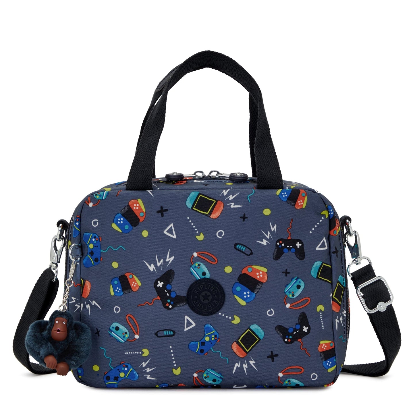 KIPLING-Miyo-Large Lunchbox (With Trolley Sleeve)-Gaming Grey-I2989-T6T