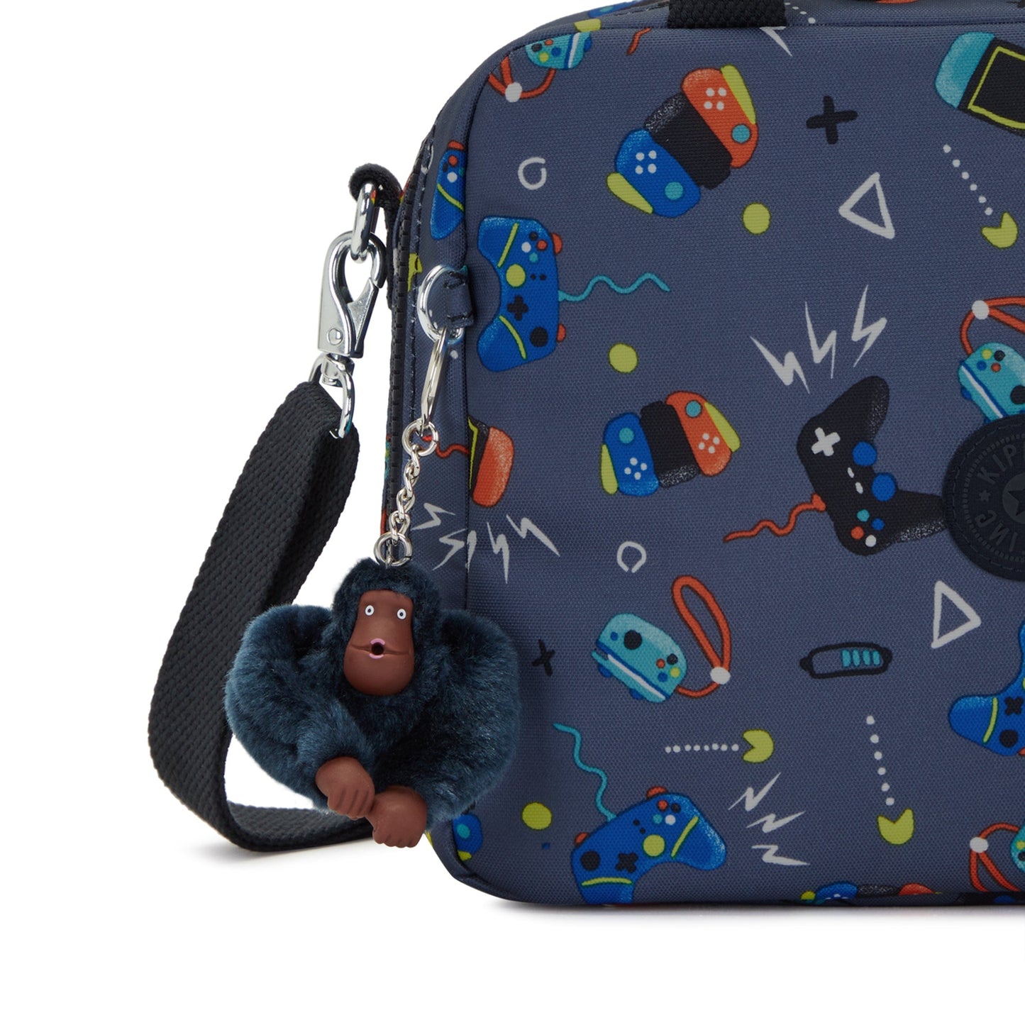 Kipling-Miyo-Large Lunchbox (With Trolley Sleeve)-Gaming Grey-I2989-T6T