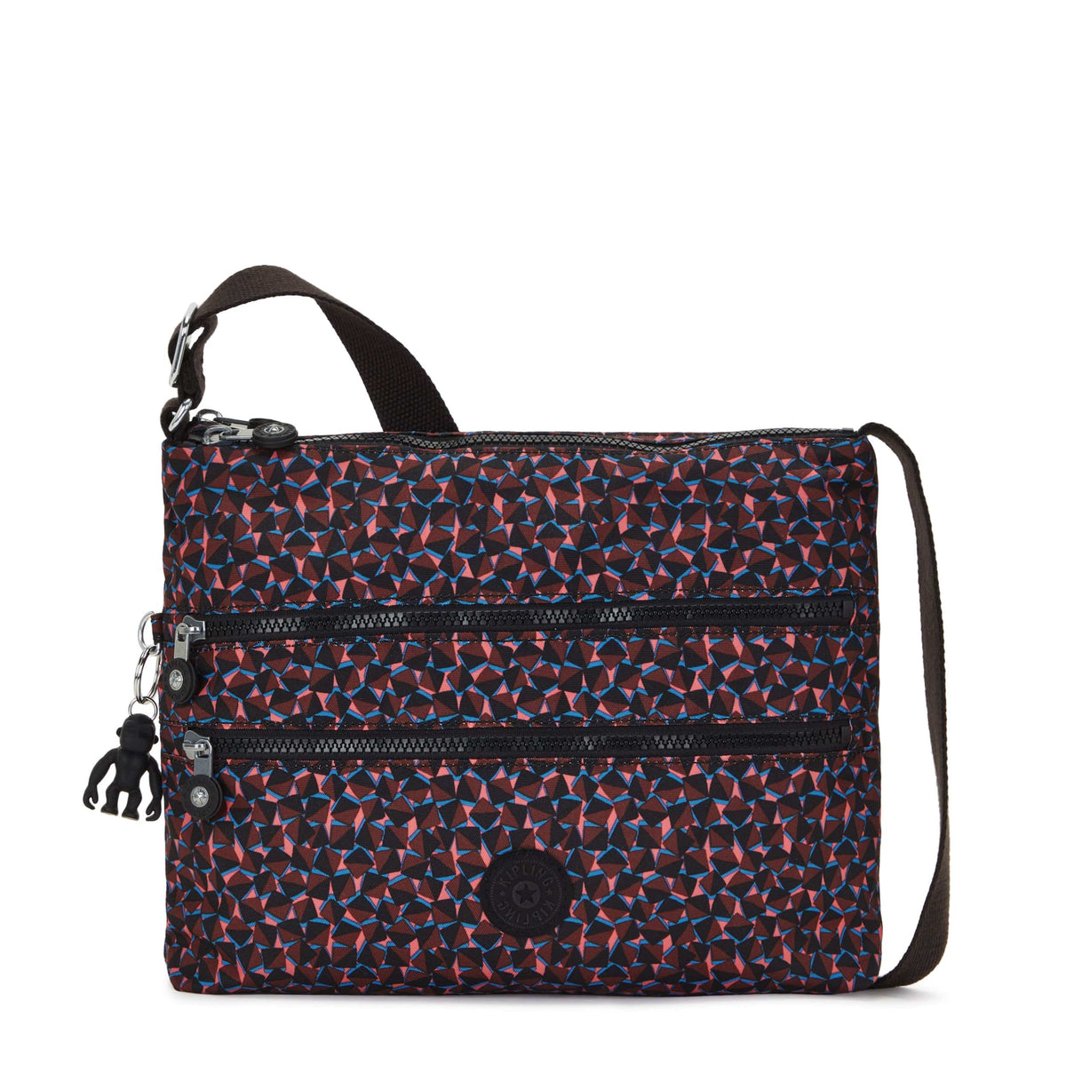KIPLING-Alvar-Medium Crossbody-Happy Squares-I3066-B3X
