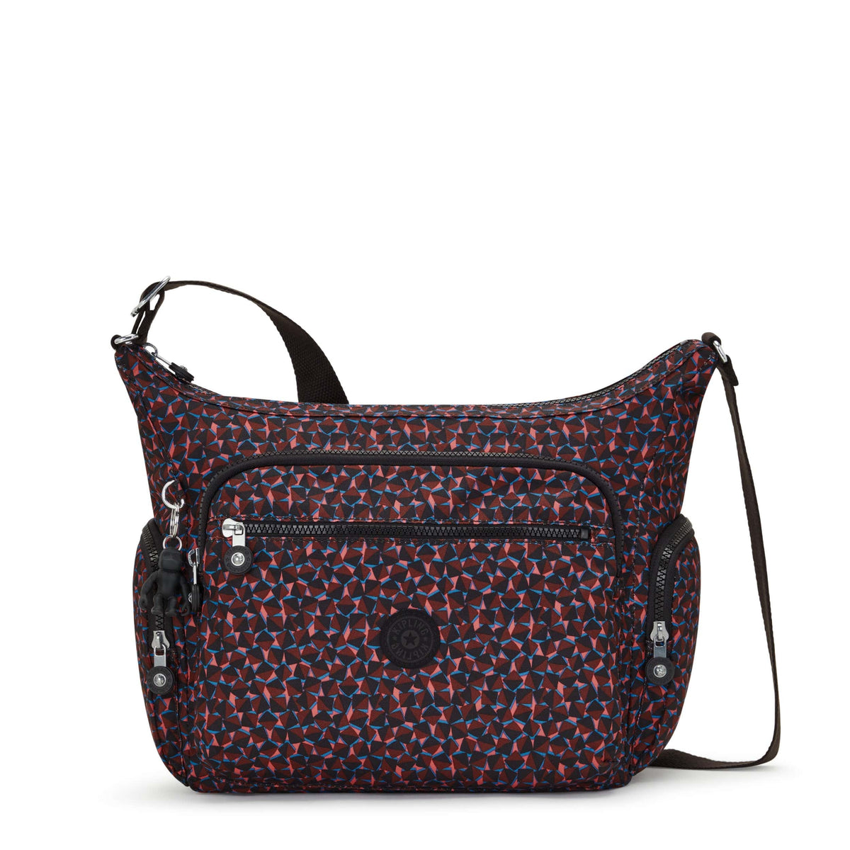 KIPLING-Gabbie-Medium Crossbody-Happy Squares-I3186-B3X