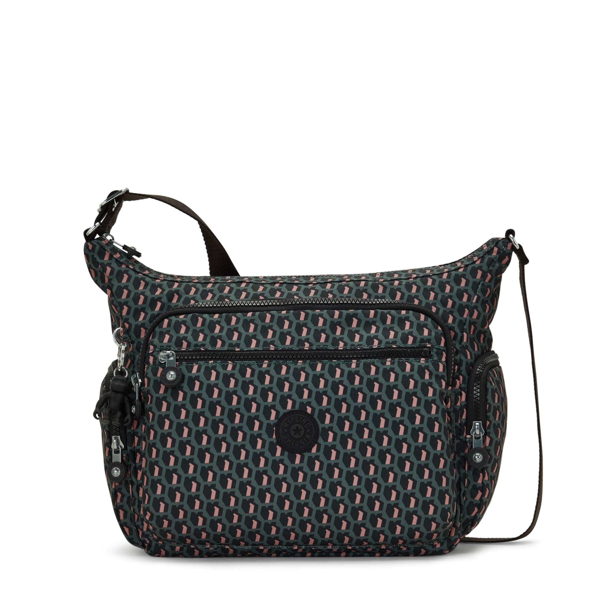KIPLING-Gabbie-Medium Crossbody-3D K Pink-I3186-E1A