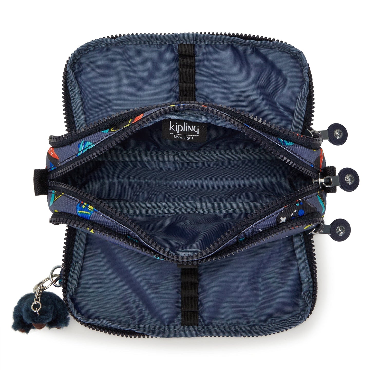 Kipling-Gitroy-Large Pencase-Gaming Grey-I3560-T6T