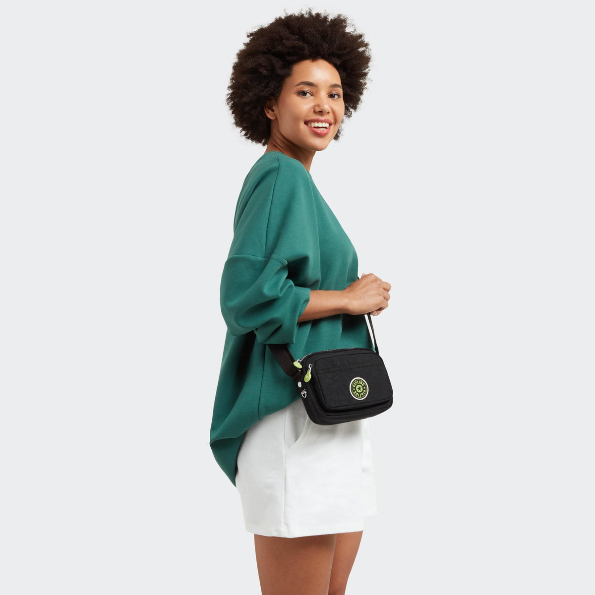Kipling-Sisko-Small Crossbody-New Valley Black-I3615-2Tc