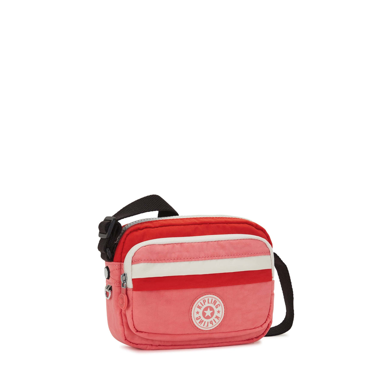 Kipling-Sisko-Small Crossbody-Tango Pink Block-I3615-S7M