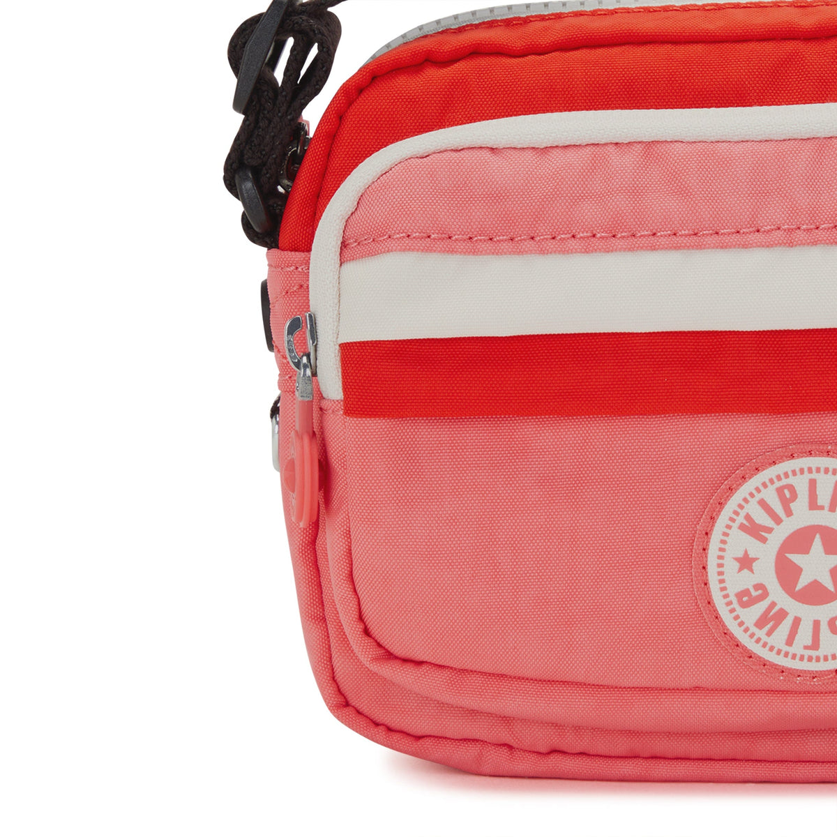 Kipling-Sisko-Small Crossbody-Tango Pink Block-I3615-S7M
