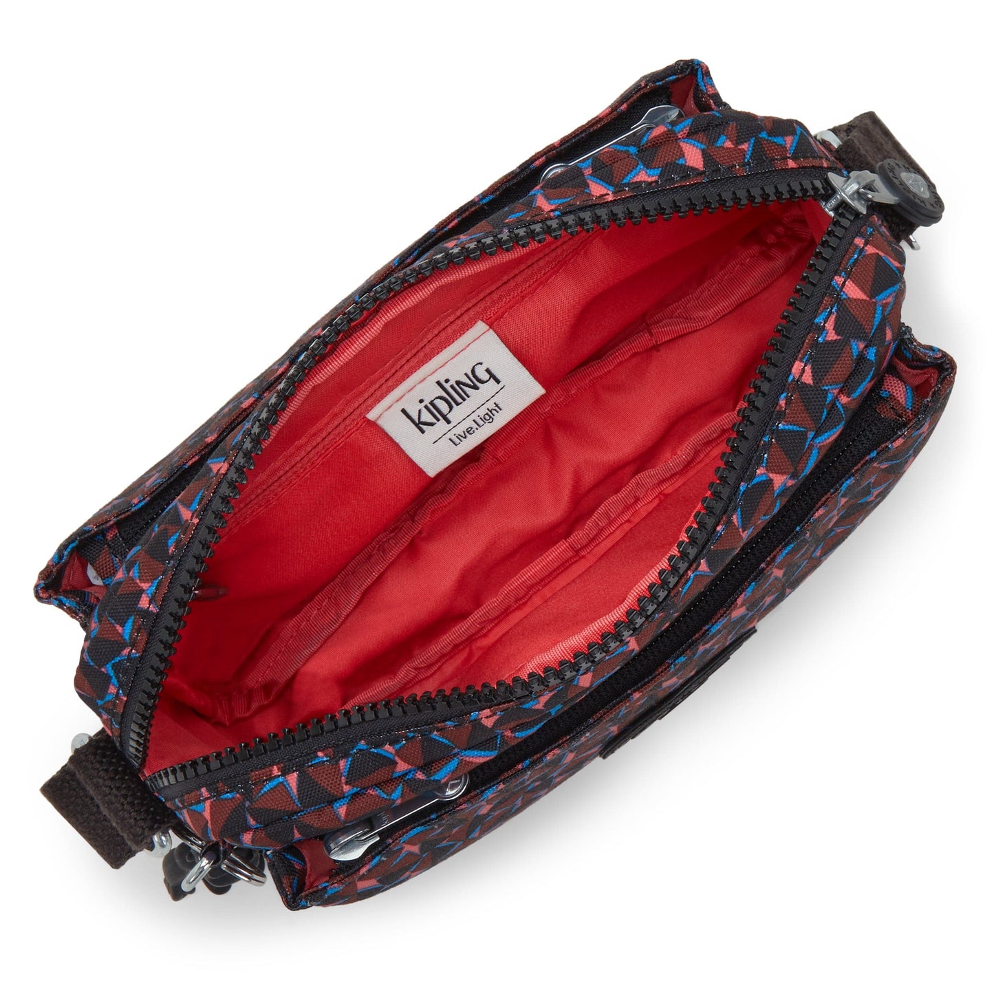 Kipling-Abanu-Small Crossbody-Happy Squares-I3942-B3X