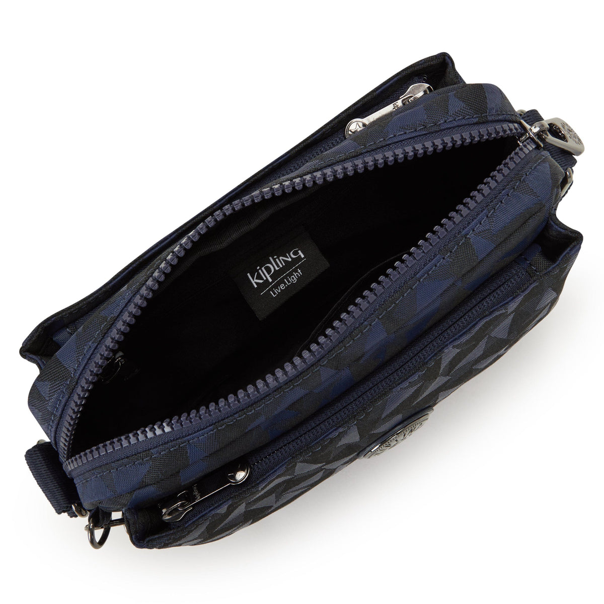 Kipling-Abanu-Small Crossbody-Endless Navy Jacquard-I4243-3Qa