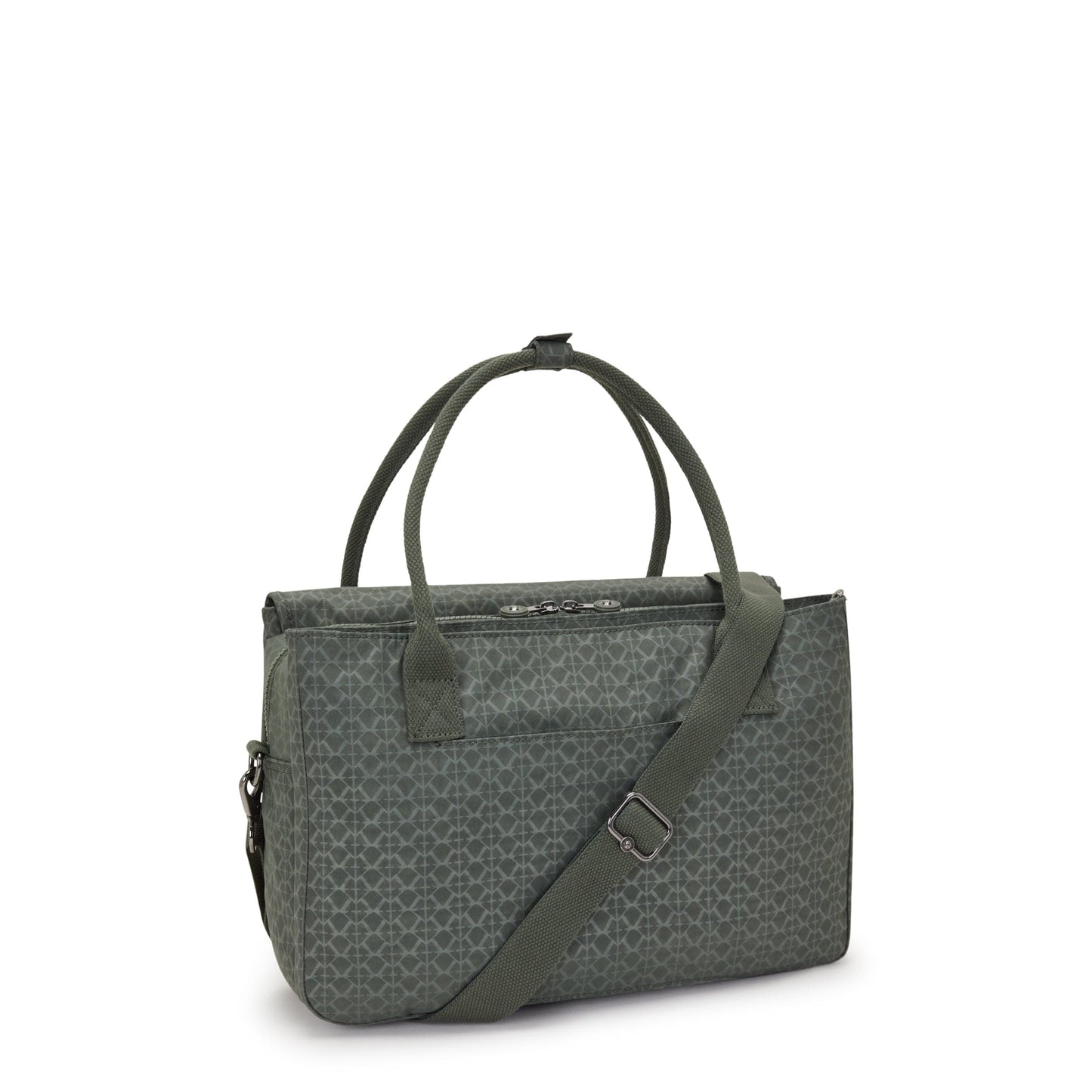 Kipling-Superworker S-Small Working Bag (With Removable Shoulderstrap)-Sign Green Embosse-I4555-F6C