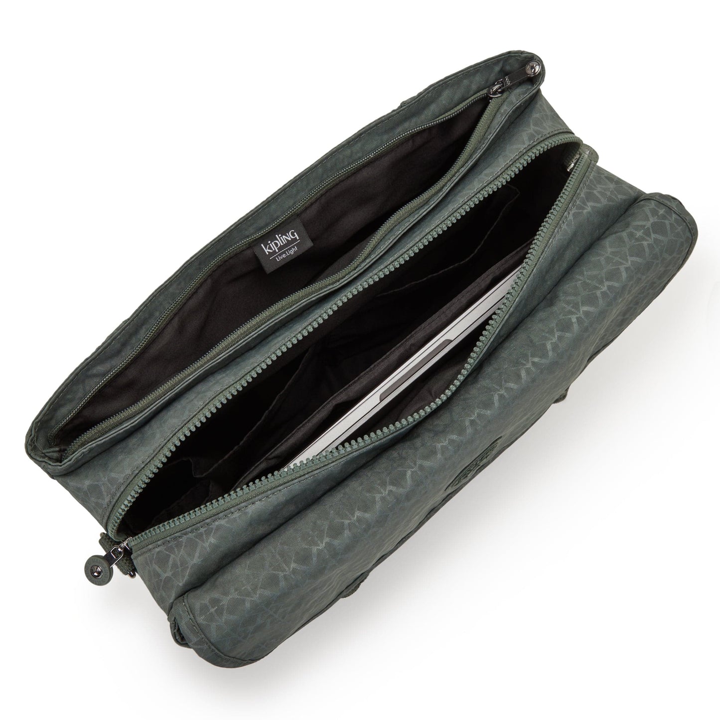 Kipling-Superworker S-Small Working Bag (With Removable Shoulderstrap)-Sign Green Embosse-I4555-F6C