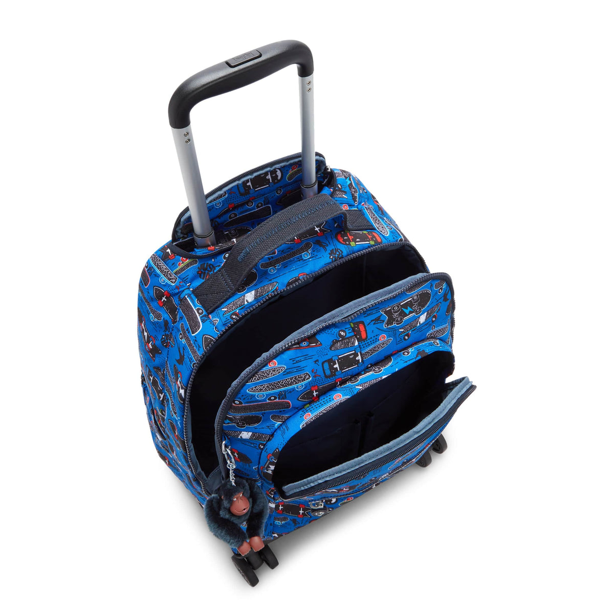 KIPLING-New Zea-Large wheeled backpack (with laptop protection)-New Scate Prt S-I4674-Y35