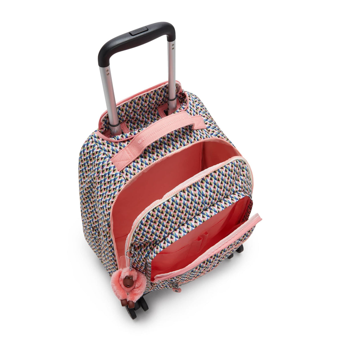 KIPLING-New Zea-Large wheeled backpack (with laptop protection)-Girly Geo-I4674-Z84