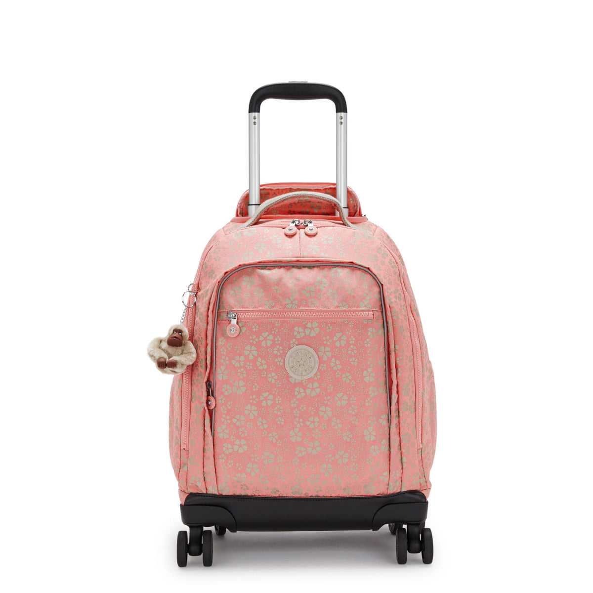 KIPLING-New Zea-Large wheeled backpack (with laptop protection)-Sweet MetFloral-I4674-Z98