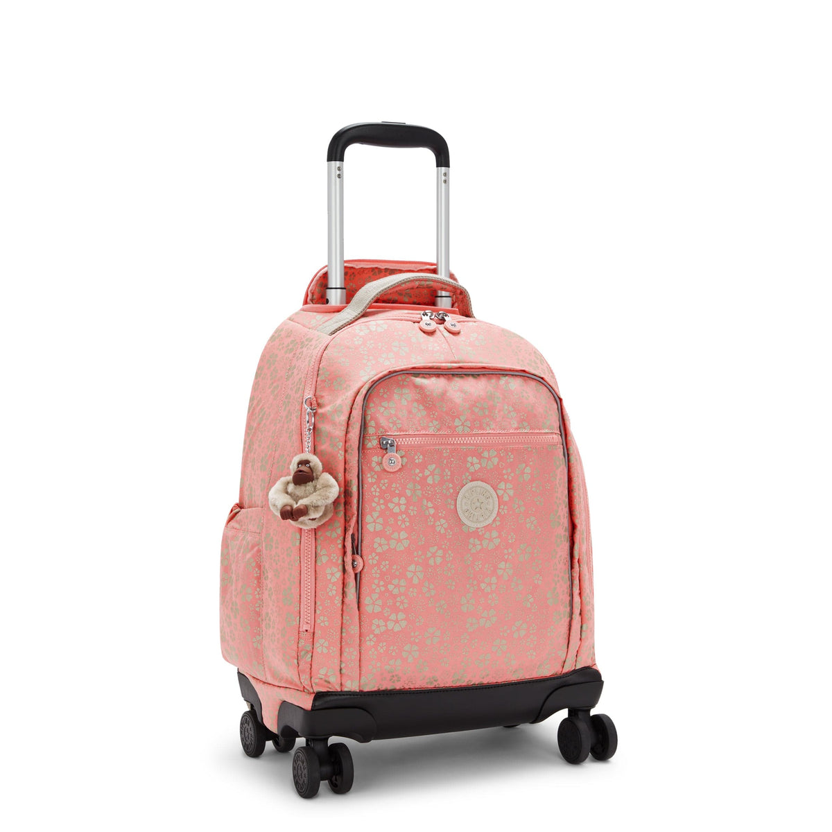 KIPLING-New Zea-Large wheeled backpack (with laptop protection)-Sweet MetFloral-I4674-Z98