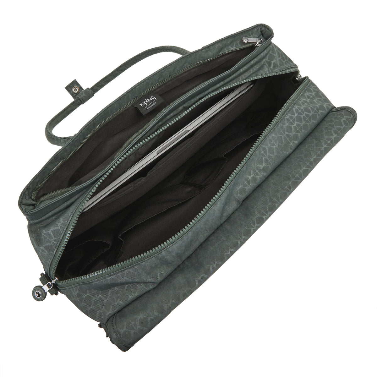 Kipling-Superworker-Working Bag (With Removable Shoulderstrap)-Sign Green Embosse-I4718-F6C