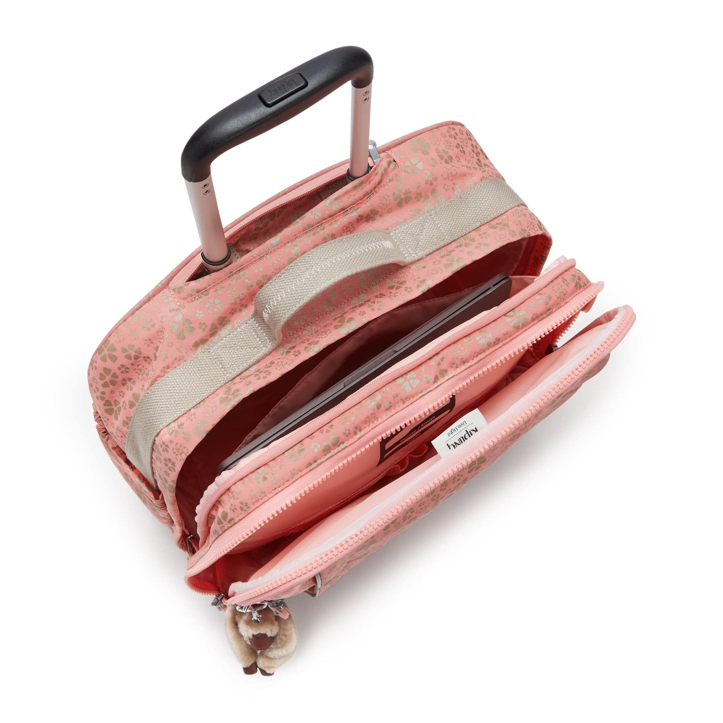 KIPLING-New Storia-Large wheeled bag-Sweet MetFloral-I4847-Z98