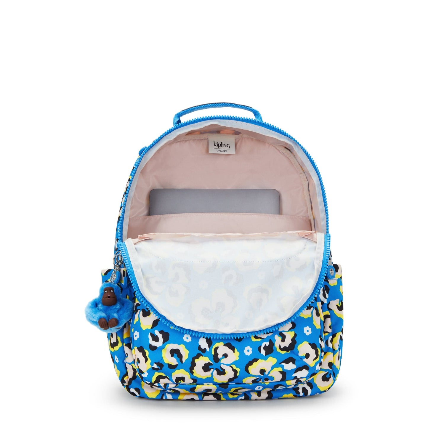 Kipling Seoul Leopard Floral Large Backpack C2I4851-P2A