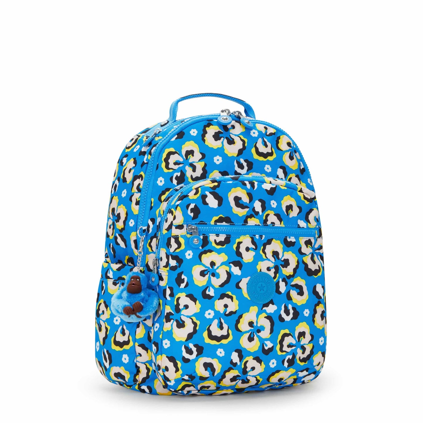 Kipling Seoul Leopard Floral Large Backpack C2I4851-P2A