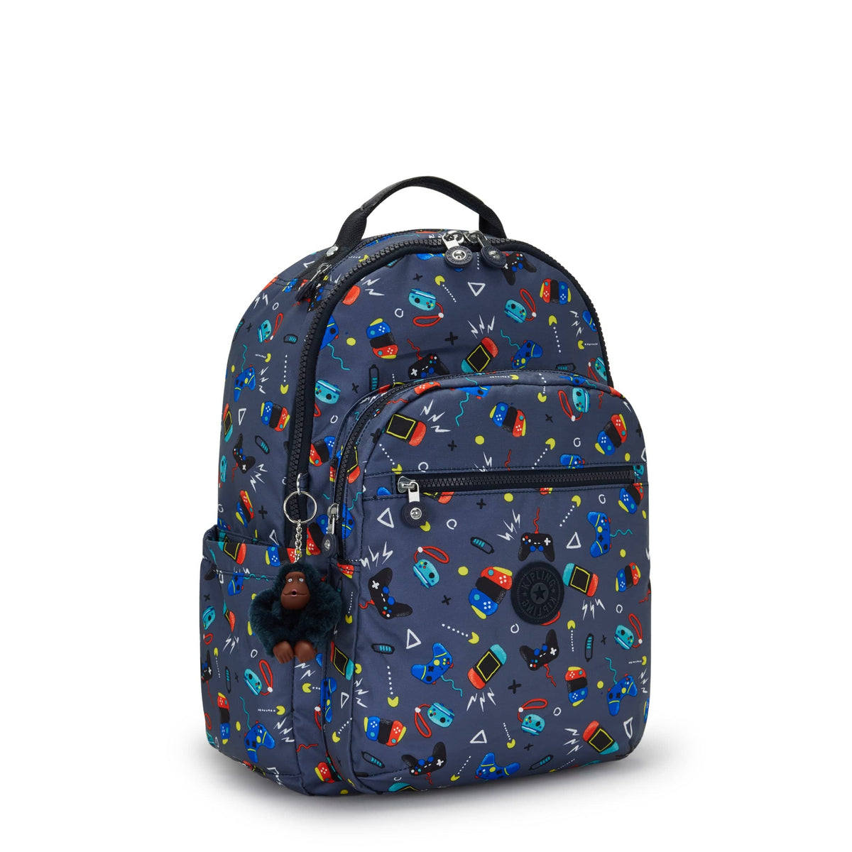 Kipling-Seoul-Large Backpack-Gaming Grey-I4851-T6T