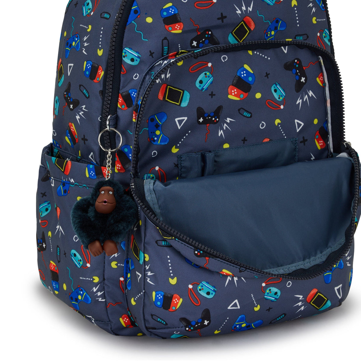Kipling-Seoul-Large Backpack-Gaming Grey-I4851-T6T