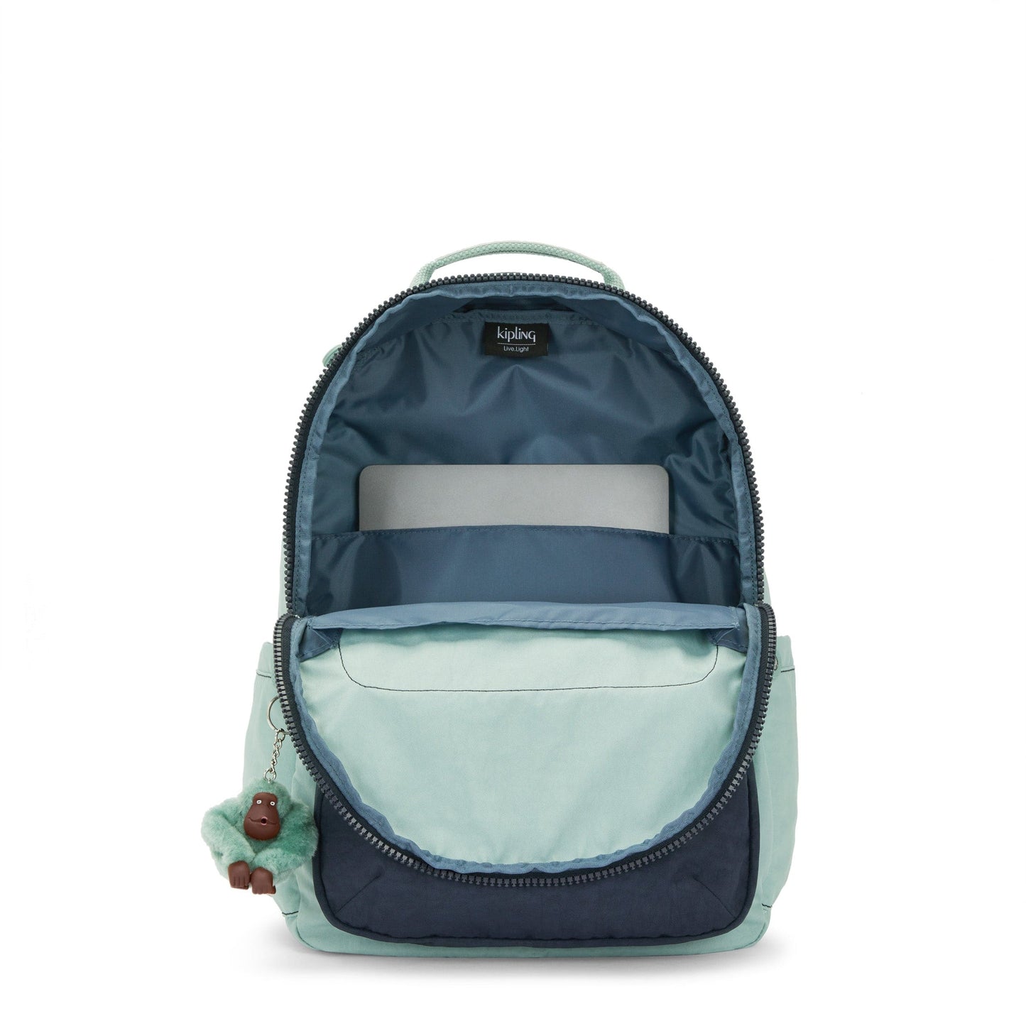 Kipling-Seoul-Large Backpack-Sea Green Block-I5140-P3W
