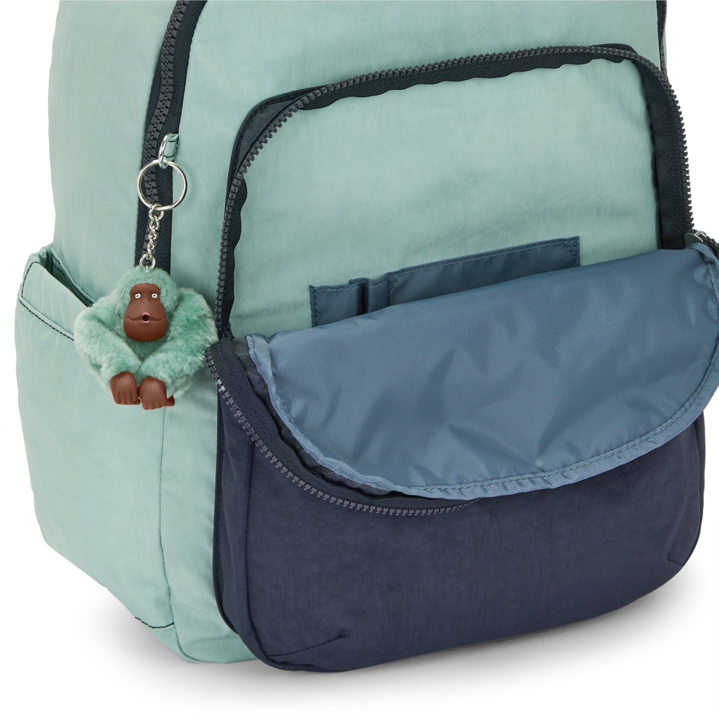 Kipling-Seoul-Large Backpack-Sea Green Block-I5140-P3W