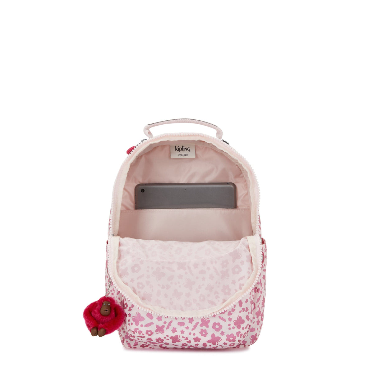 Kipling-Seoul S-Small Backpack (With Laptop Protection)-Magic Floral-I5357-Z41