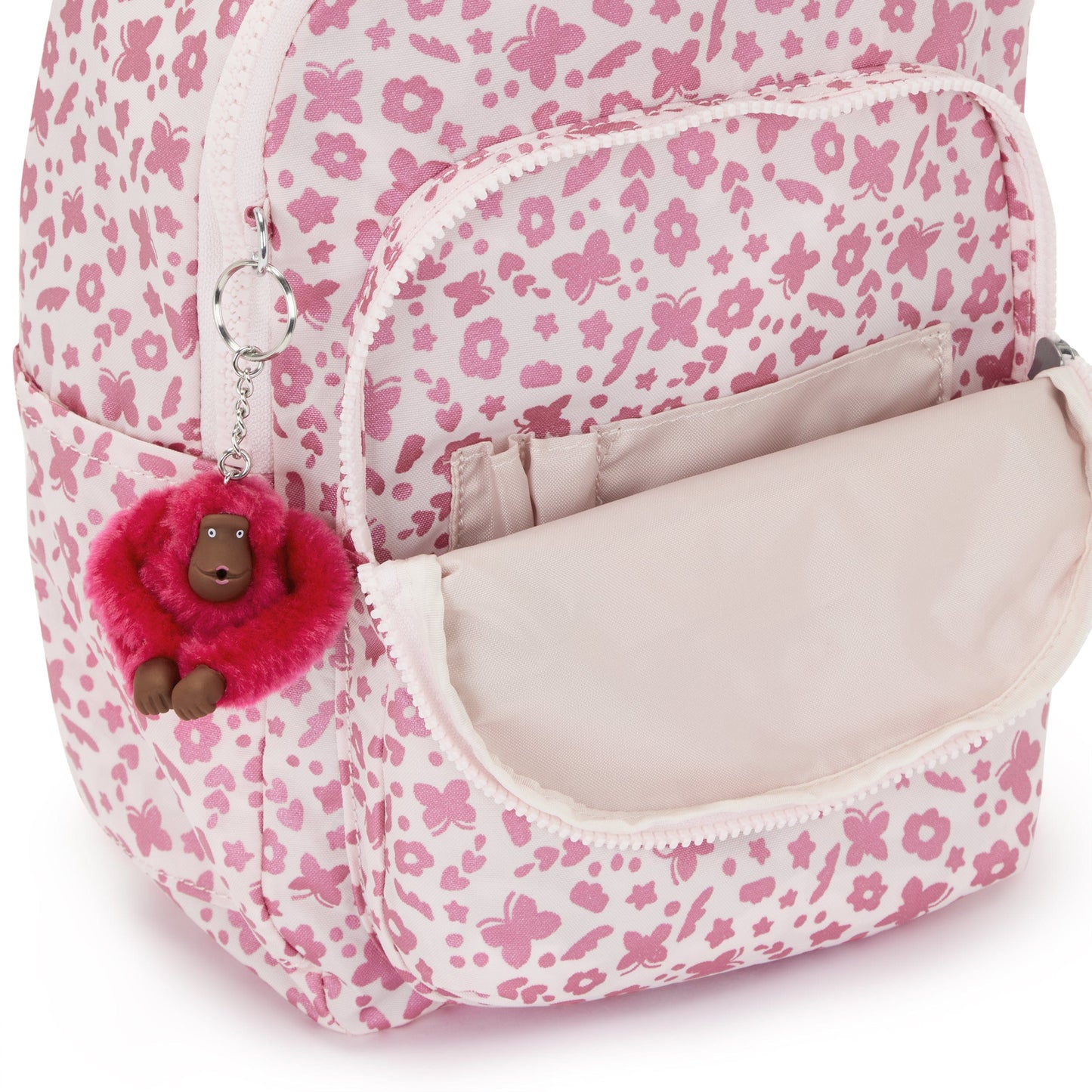 Kipling-Seoul S-Small Backpack (With Laptop Protection)-Magic Floral-I5357-Z41