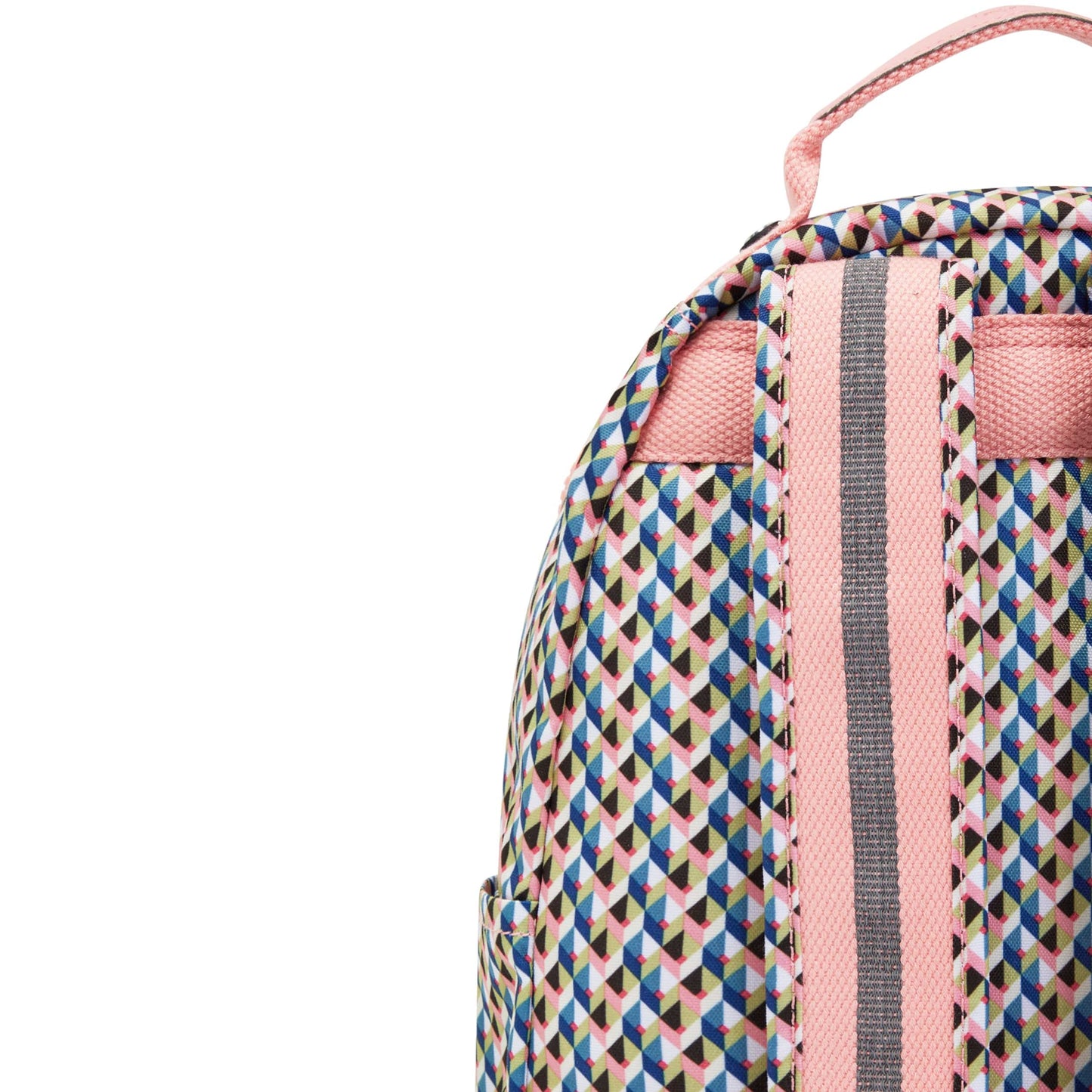 KIPLING-Seoul S-Small Backpack (With Laptop Protection)-Girly Geo-I5357-Z84