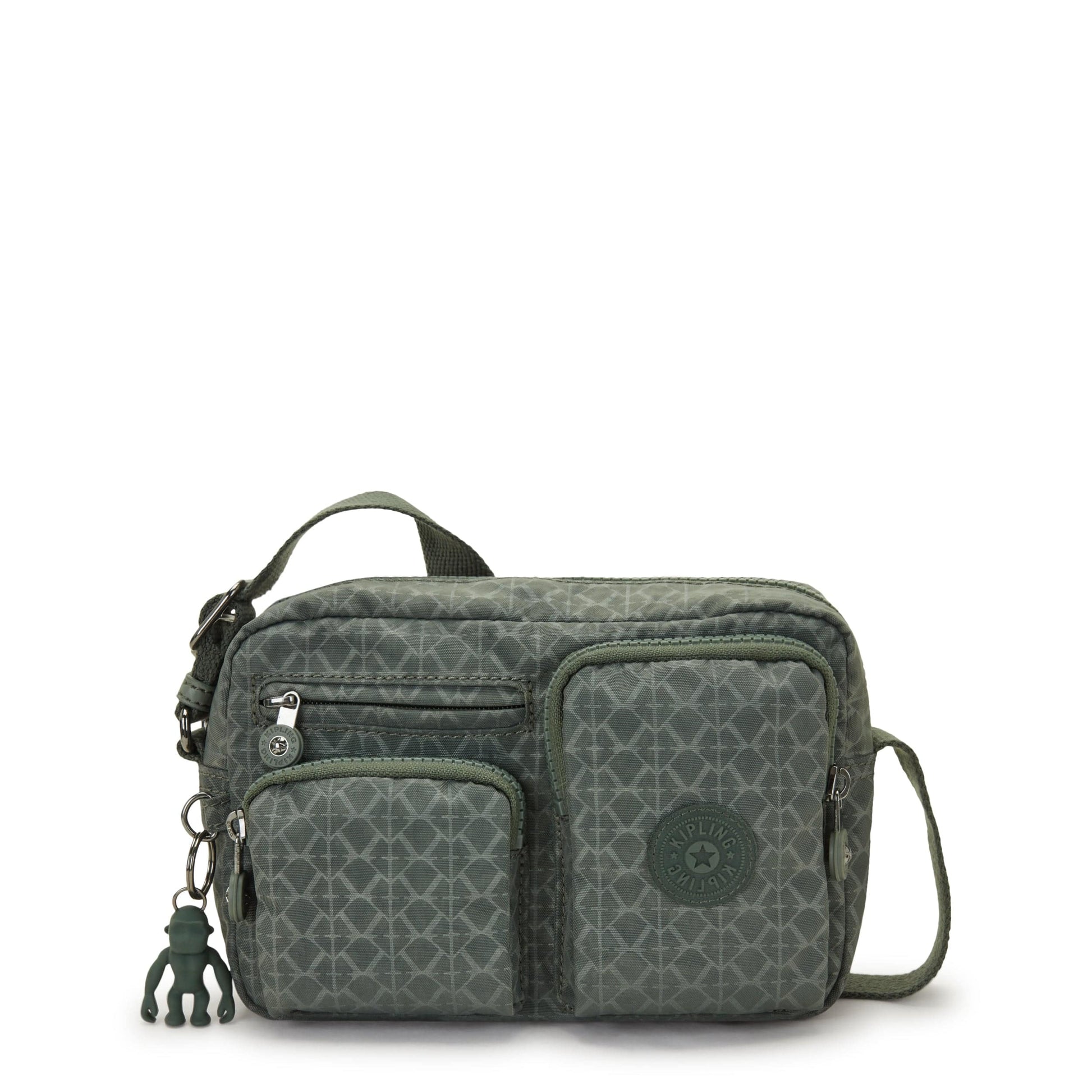 KIPLING-Albena-Small Crossbody-Sign Green Embosse-I5631-F6C