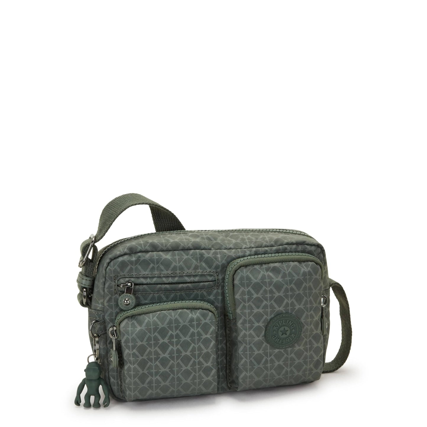 Kipling-Albena-Small Crossbody-Sign Green Embosse-I5631-F6C
