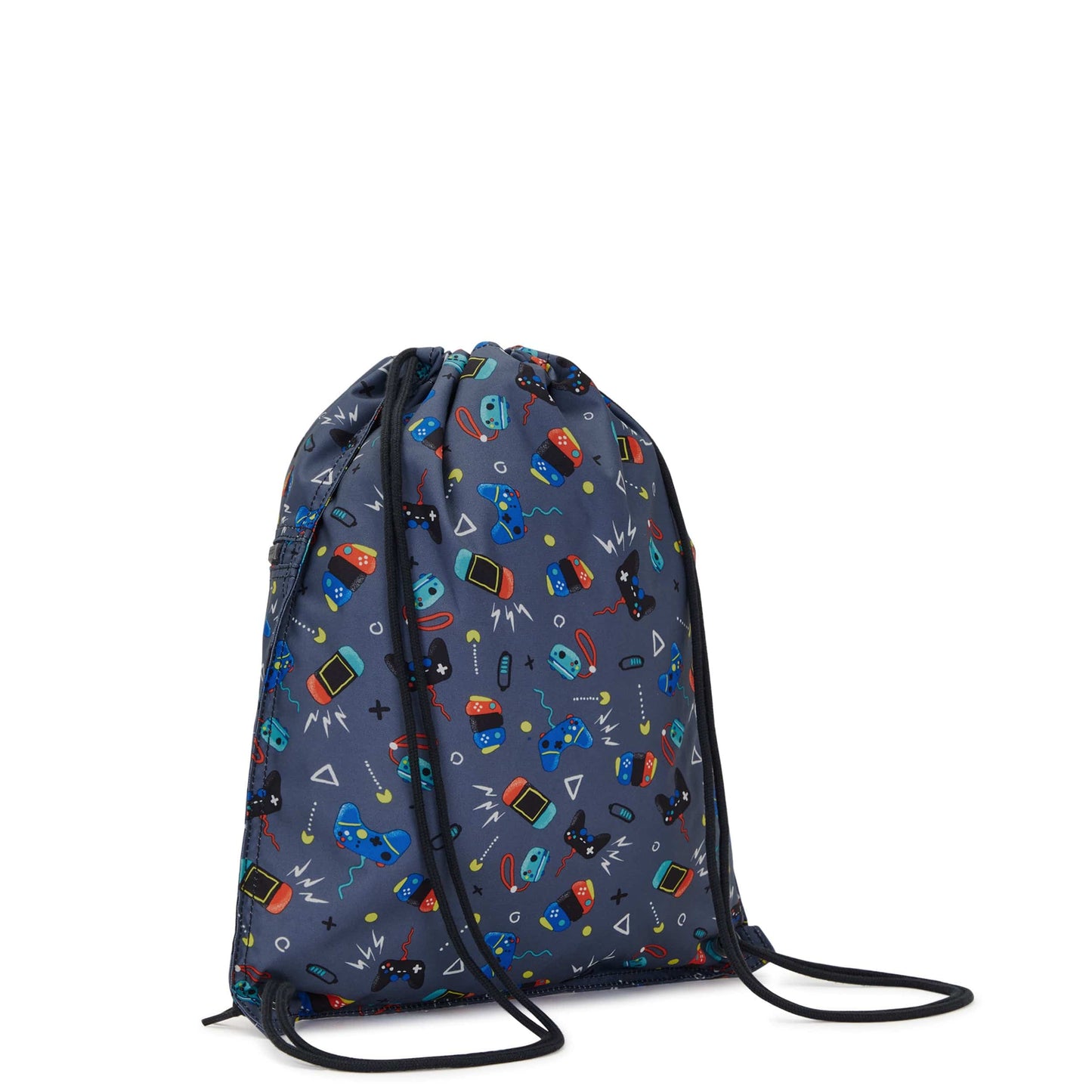 Kipling-Supertaboo-Medium Backpack (With Drawstring)-Gaming Grey-I5637-T6T