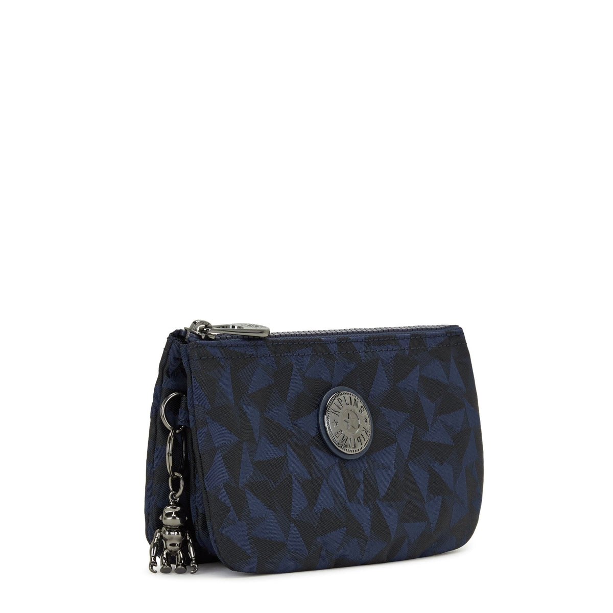 Kipling-Creativity L-Large Purse-Endless Navy Jacquard-I5688-3Qa