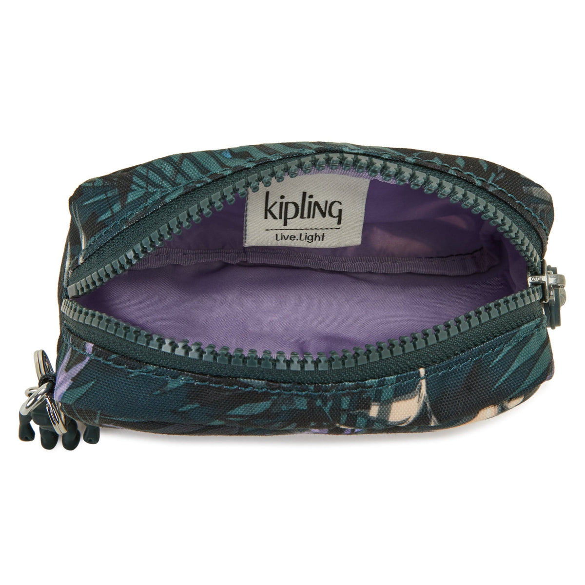 Kipling-Gleam S-Small Pouch-Moonlit Forest-I5727-K9T