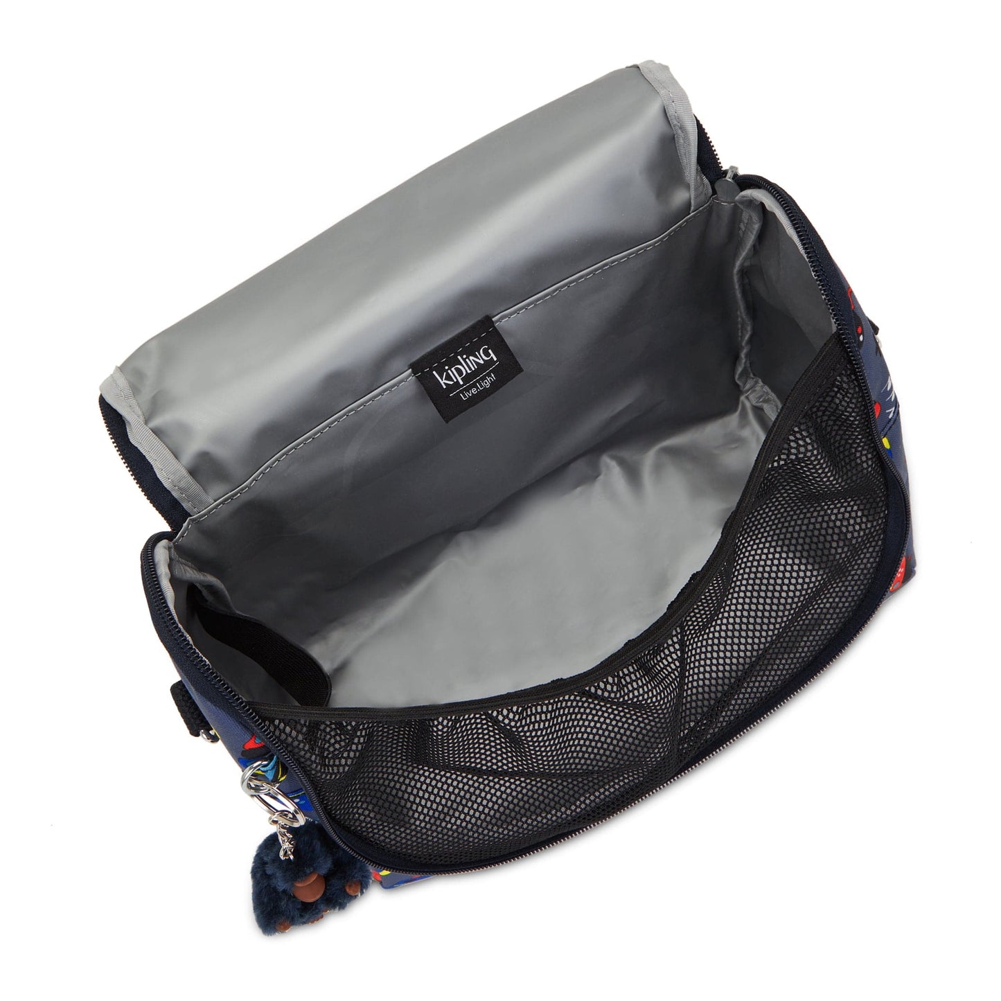 Kipling-New Kichirou-Large Lunchbox (With Trolley Sleeve)-Gaming Grey-I5749-T6T