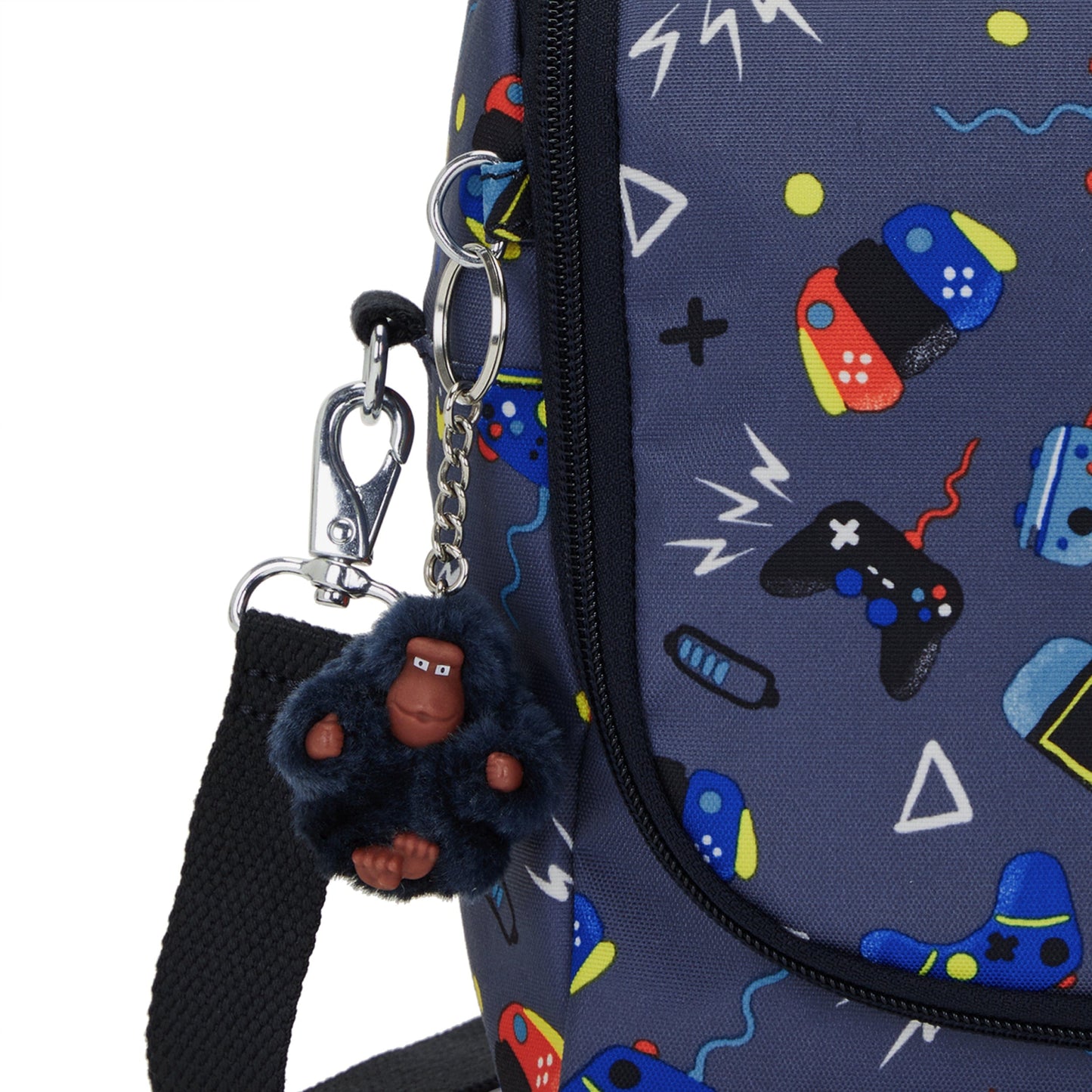 Kipling-New Kichirou-Large Lunchbox (With Trolley Sleeve)-Gaming Grey-I5749-T6T