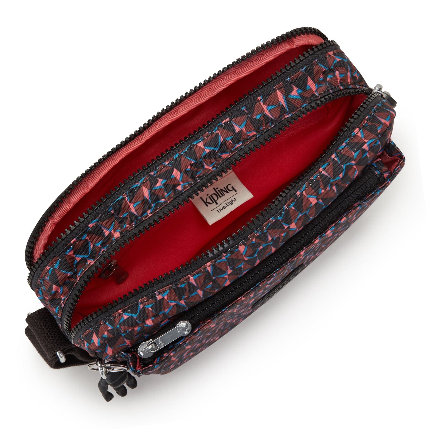 Kipling-Abanu M-Medium Crossbody-Happy Squares-I6237-B3X